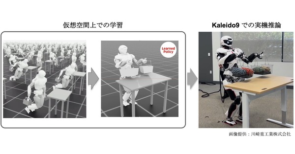 Matsuo Lab y Kawasaki: Kaleido 9 carga objetos pesados con Sim2Real entrenado en 6 semanas