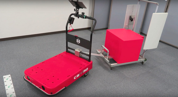 ZMP、凸版印刷と共同でロボット「CarriRo」の無人棚卸しソリューション