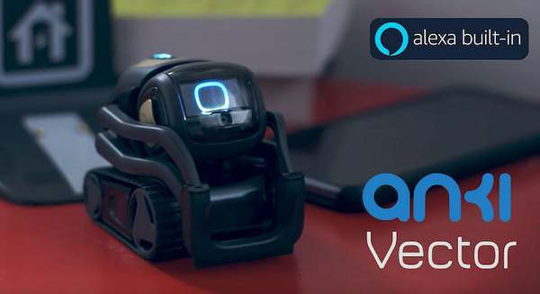 米Anki社COZMOの進化版「Vector」がAmazon Alexaにも対応！ 手のひら