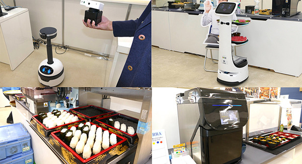 PLEN Roboticsとugo、寿司ロボのスズモフェアでコラボ 飲食店での受付