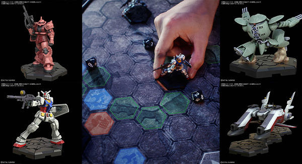 ミニチュアゲーム ガンプラを使った完全新作ミニチュアゲーム「GUNDAM ASSEMBLE」発表
