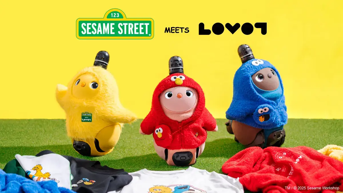 LOVOT×セサミストリート、限定アイテム発売と店舗イベントを発表