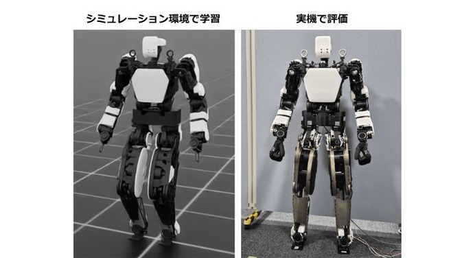 トヨタのヒューマノイド、強化学習で歩行とバスケのドリブルを習得