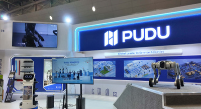 産業用自律型四足歩行ロボット「PUDU D5シリーズ」を中心に全製品の展示を披露、Pudu Robotics 画像