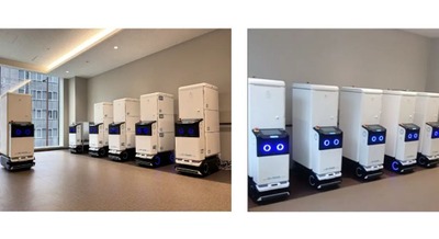 自律搬送ロボット「AI-MHOS」デモ走行｜大阪けいさつ病院でアーストレックロボティクスが実施 画像