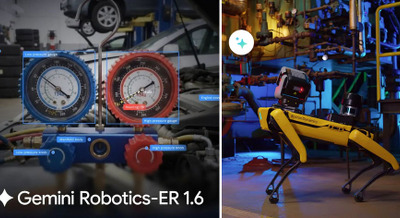 Googleがロボット向けAIモデル「Gemini Robotics-ER 1.6」を発表　空間推論や計器読み取り能力を強化、Boston Dynamicsとも連携 画像