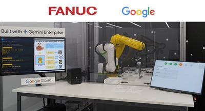 ファナックとGoogleがフィジカルAIで協業 Gemini Enterprise活用で産業用ロボットの自動化を加速 画像