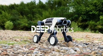 小型だけど高性能、四足歩行ロボット「Lynx S10」が砂利道や段差を攻略 DEEP Robotics 画像