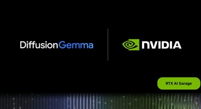 Google DeepMindとNVIDIAが「DiffusionGemma」を公開 自己回帰型LLMの4倍高速化を実現 画像