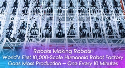 ヒューマノイドを10分1台のペースで量産 ロボットがロボットを製造するUBTECHのスマート工場 画像