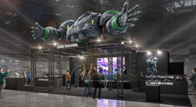 東京ゲームショウ2026にHELIOSLIVEが出展 版権キャラクターを巨大可動ロボットに『DARK MACHINE THE GAME』 画像