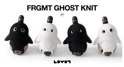 LOVOTとFRGMTのコラボ、新作ニットベースウェアを10/9から発売 モチーフはゴースト 画像
