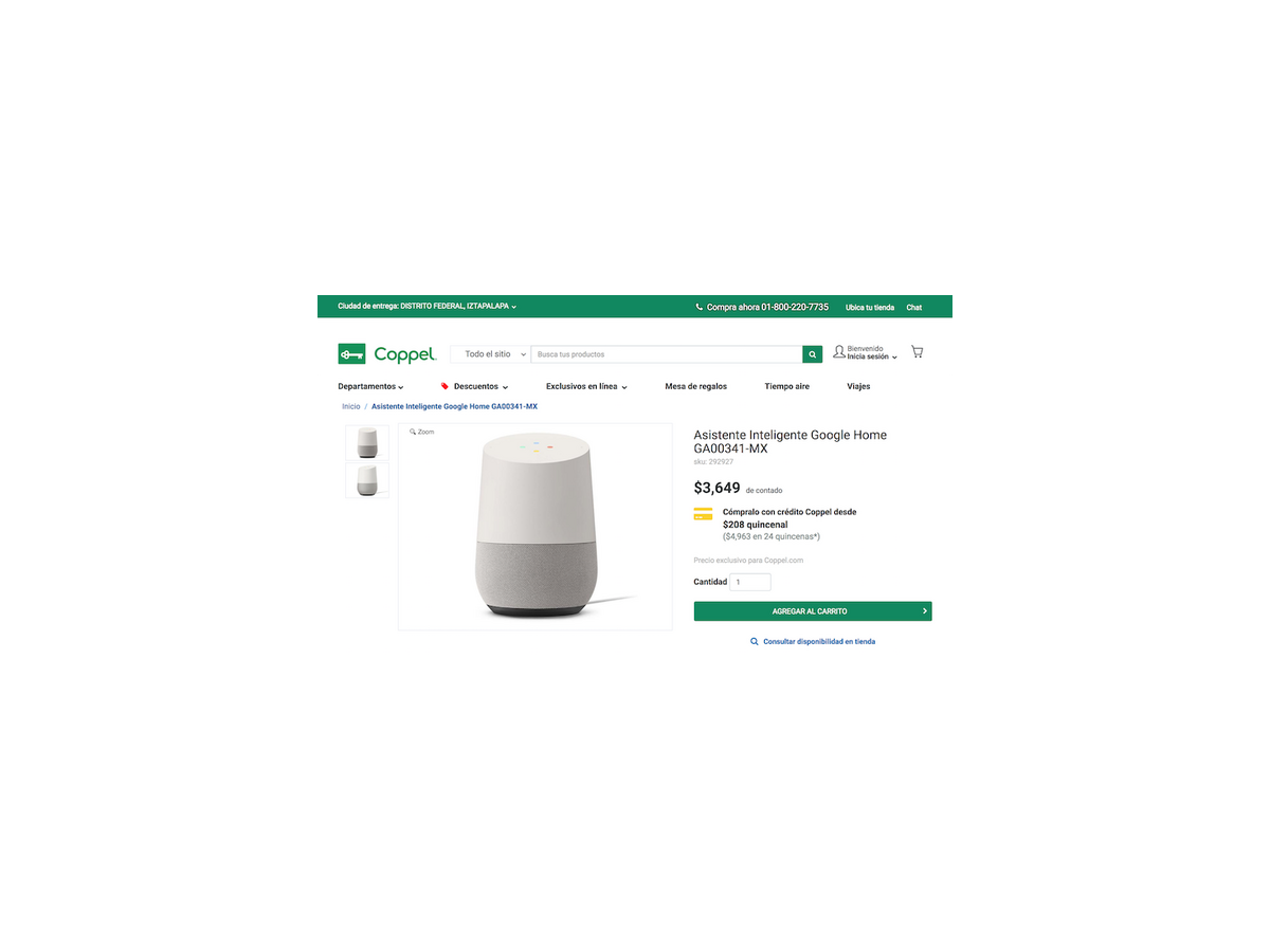 Google Home/Google Home miniがスペイン語に対応し、メキシコで販売開始