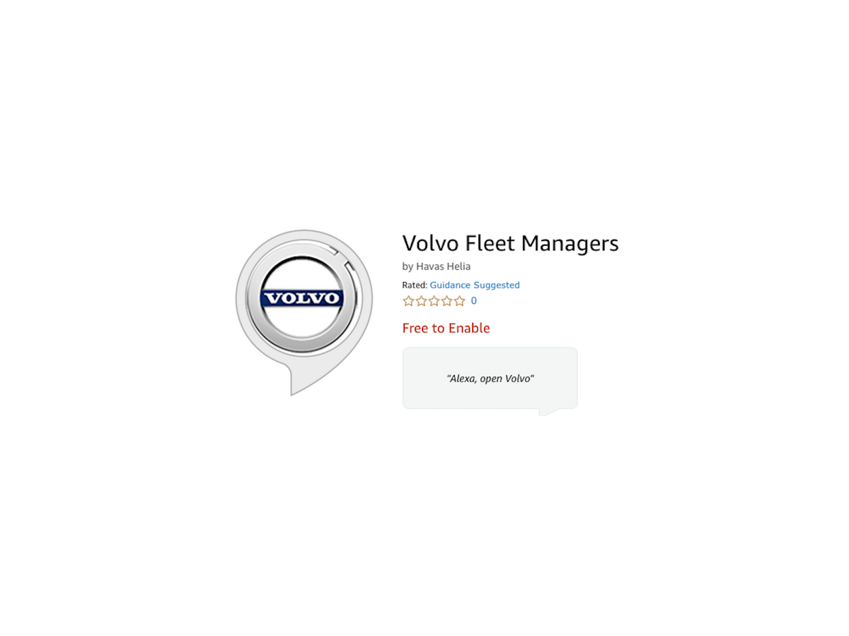 Volvoがトラック車両管理向けAmazon Alexaスキルをリリース。乗用車向けはAndroid Autoを採用。