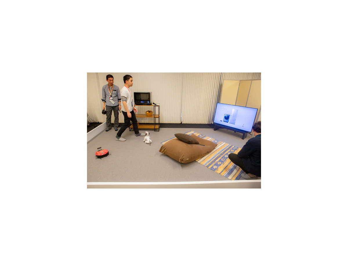 aiboがロボット掃除機やブラビア、セコムとAPI連携するとどんなことができる? ソニーが少し未来っぽい生活をデモ公開