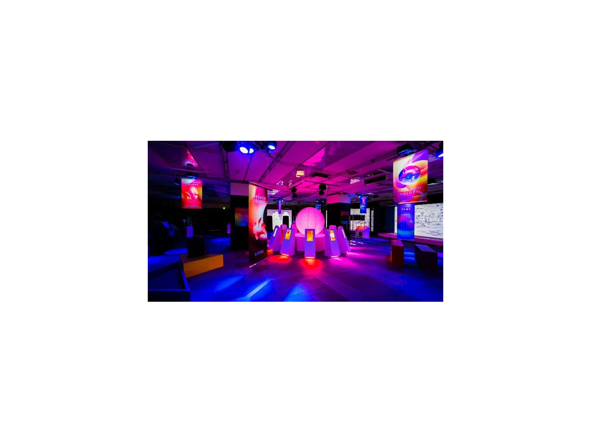 松屋銀座でポケモンと楽しむ体験型企画展開幕！光や音の演出で会場内に色があふれる「POKÉMON COLORS」