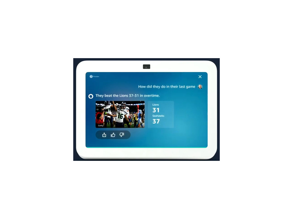 新型「Echo Show 8」(第3世代)発表、Alexaは生成AI/大規模言語モデル(LLM)に対応 「Amazon 秋の製品発表イベント」で