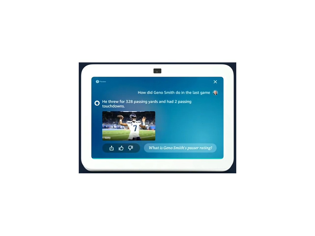 新型「Echo Show 8」(第3世代)発表、Alexaは生成AI/大規模言語モデル(LLM)に対応 「Amazon 秋の製品発表イベント」で
