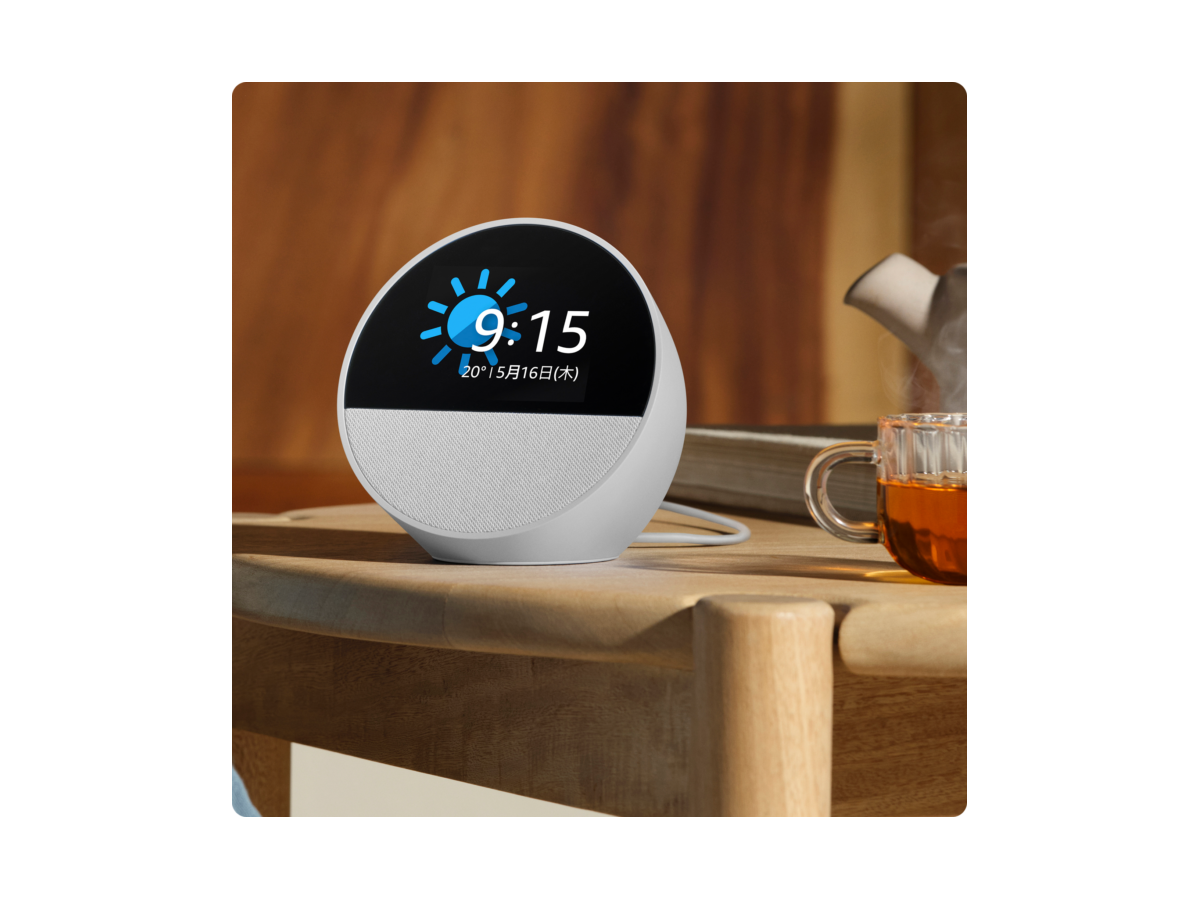 Amazon、Alexa搭載の2024年版「Echo Spot」を発表　スマートアラームクロックとして販売開始　48%割引のセール販売も