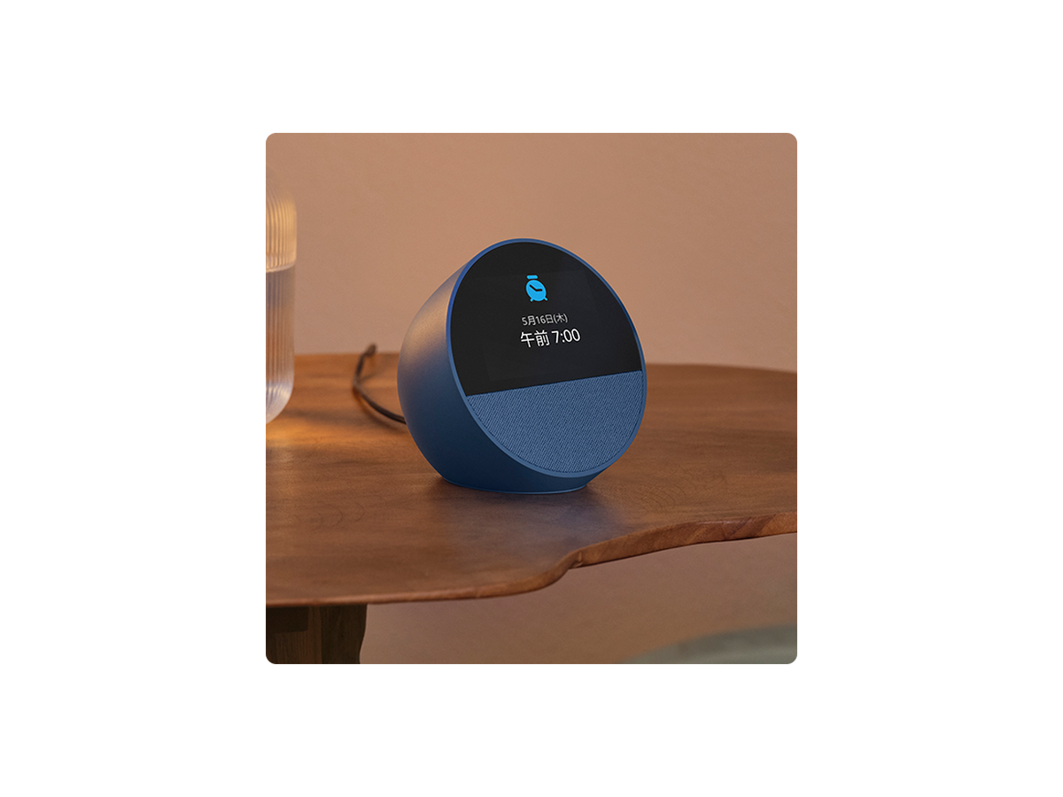 Amazon、Alexa搭載の2024年版「Echo Spot」を発表　スマートアラームクロックとして販売開始　48%割引のセール販売も