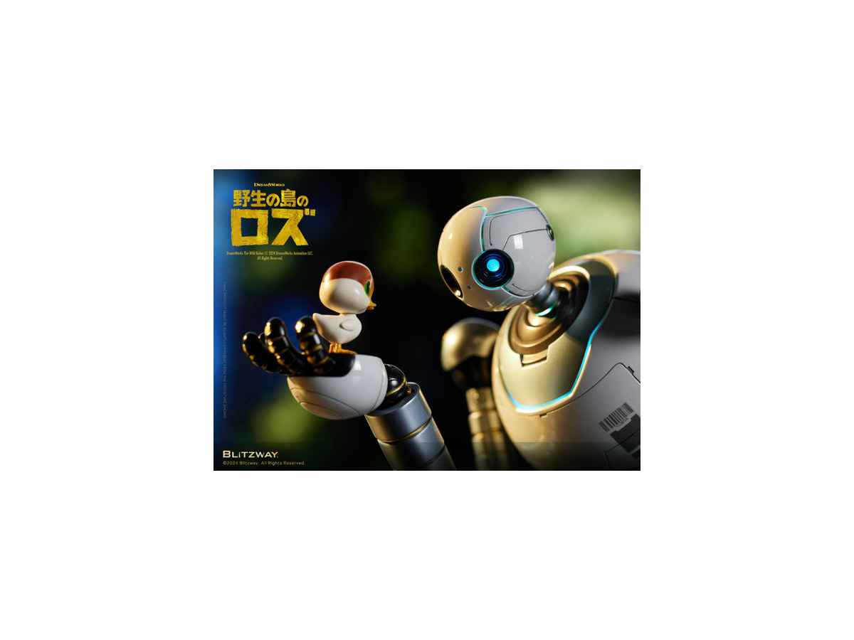 SFロボット映画『野生の島のロズ』の主人公を精巧に再現したアクションフィギュア登場　予約受付中