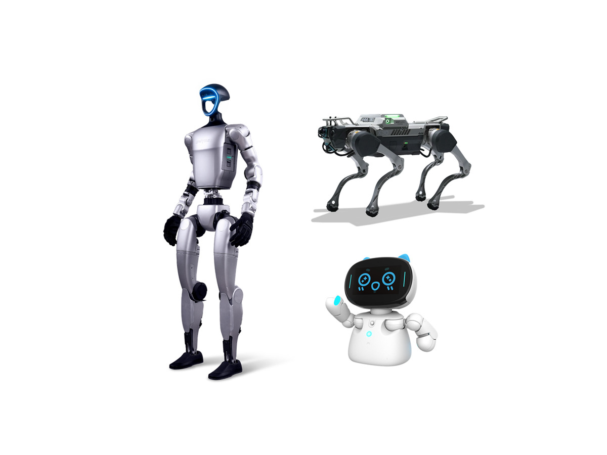 GMO AIR　ドローン展示会でヒューマノイドや四足ロボット、人命救助ドローンなど展示　VRやシミュレータ体験も