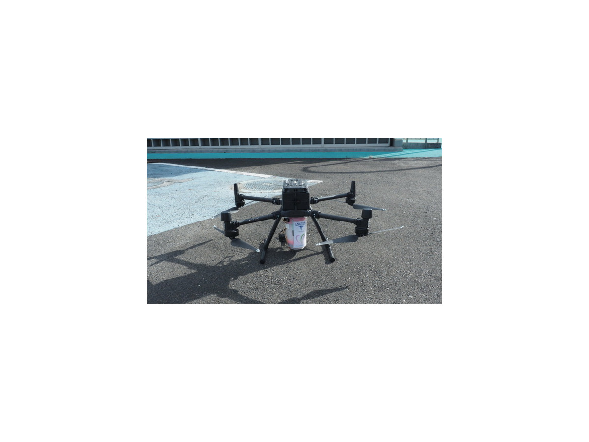 GMO AIR　ドローン展示会でヒューマノイドや四足ロボット、人命救助ドローンなど展示　VRやシミュレータ体験も