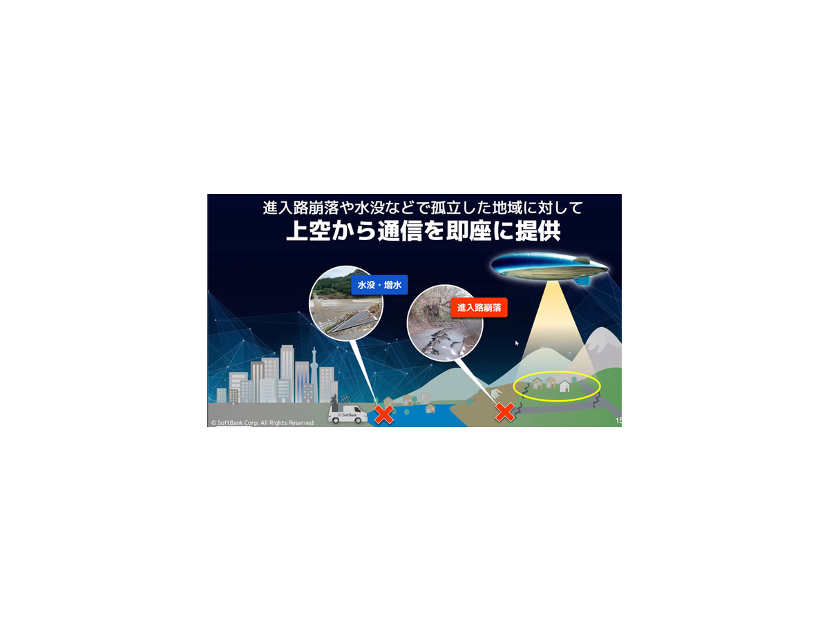 ソフトバンク、飛行船みたいな空飛ぶ基地局「HAPS」のプレ商用サービスを2026年に開始　被災地に通信サービスを提供