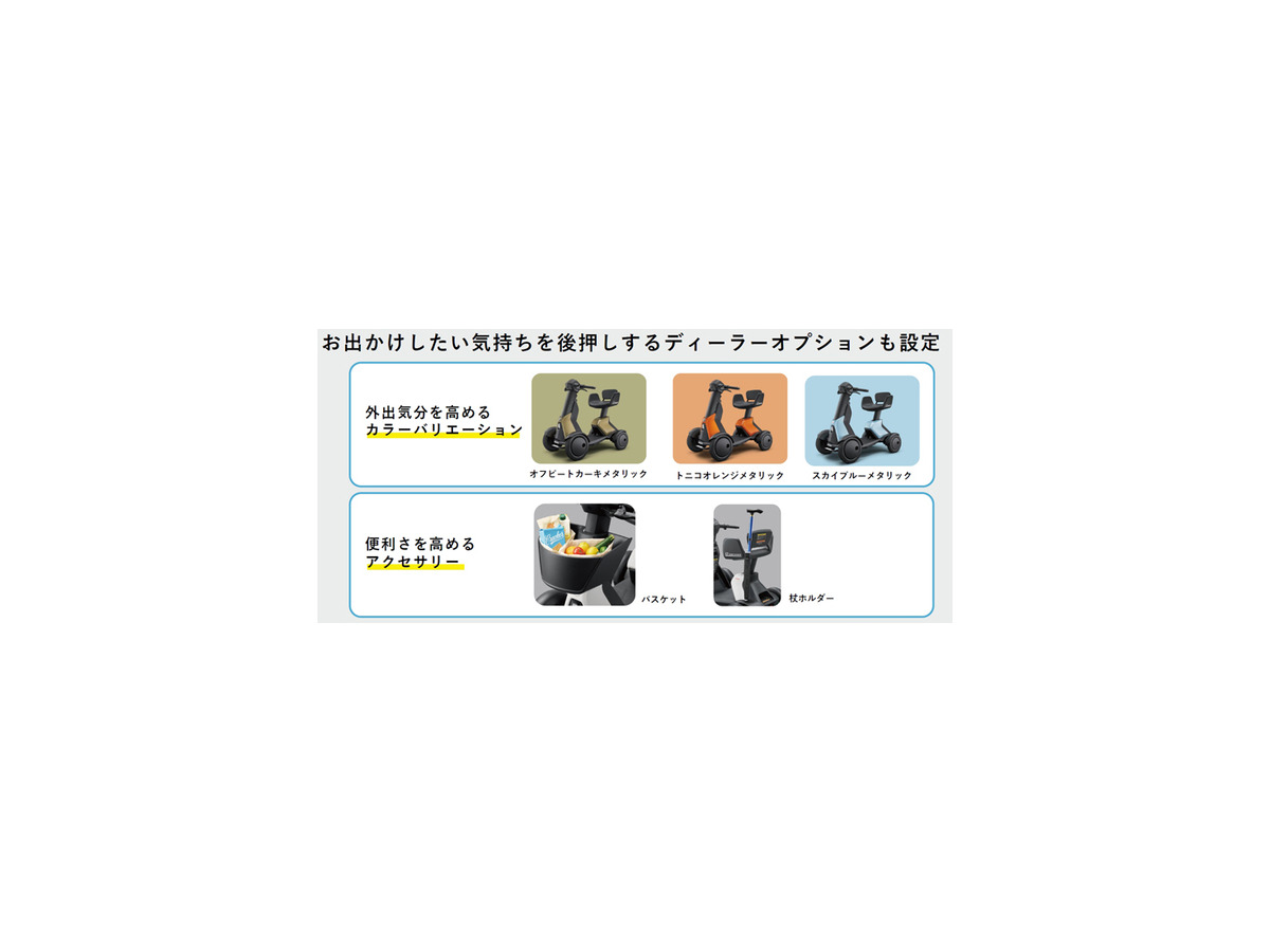 買い物や近距離移動がラクになる、ダイハツの新モビリティ発売「シニア層の毎日をアクティブに」年間販売目標は・・
