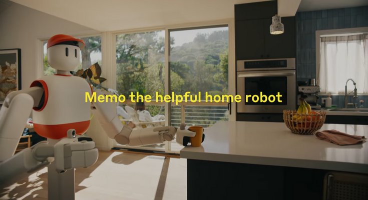 AIスタートアップSunday、家事代行ロボット「Memo」を発表 約1,000万件の家庭データを学習 画像