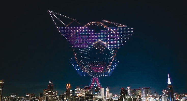 バレンタインの夜、国内最大級3,000機のドローンが渋谷の空を彩る　DIG SHIBUYA 2026でデジタルガレージが壮大なショー実施 画像