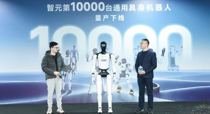 ヒューマノイド累計生産1万台突破のAGIBOT｜3カ月で倍増の急成長 画像