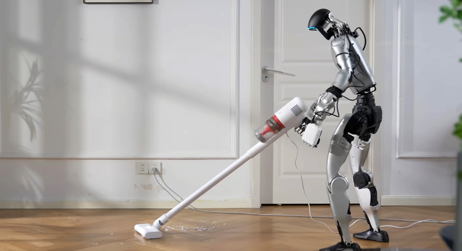 スポーツから家事へ　Unitreeのヒューマノイドが家事に挑戦、テーブル拭きや皿磨きも披露