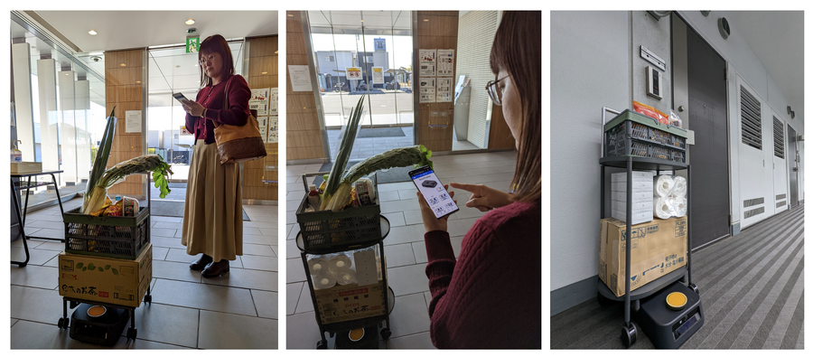 エレベーターとロボット連携でマンションの部屋まで荷物配送 三菱電機BS×Preferred Robotics×大英産業が実証