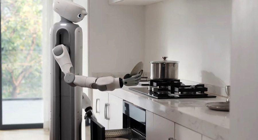 衣類を片付け、食器を下げる家庭用ヒューマノイドをSWITCHBOTがCESで公開　テニスロボットやパートナーロボットも