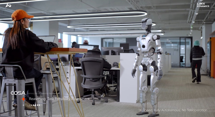 オフィスで働くヒューマノイドの自律デモ動画をLimX Dynamicsが公開　実環境で思考して動く時代へ