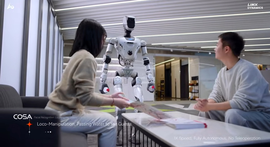 オフィスで働くヒューマノイドの自律デモ動画をLimX Dynamicsが公開　実環境で思考して動く時代へ