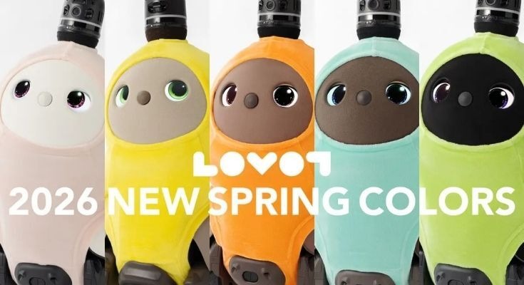 家族型ロボット「LOVOT」のベースウェアに彩り豊かな新色5色が仲間入り、全国16店舗で販売
