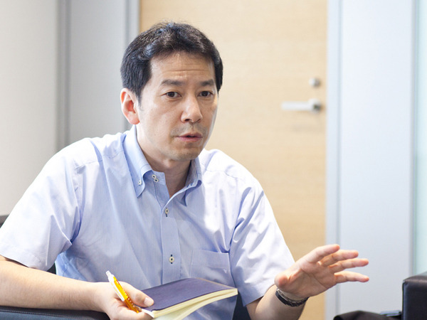 ソフトバンクのインタビュー写真