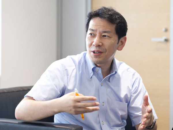 ソフトバンクのインタビュー写真