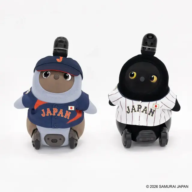 LOVOTと侍ジャパンがコラボ、専用ユニフォームなど観戦グッズ4種が登場