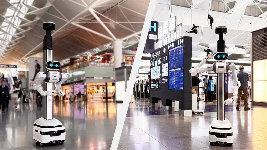 中部国際空港でAI搭載ロボット「ugo Pro」による巡回・案内業務を実証実験