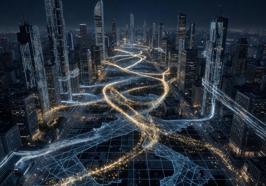 都市の峡谷で歩行者を追跡する：GNSS×慣性×地図を粒子フィルタで融合
