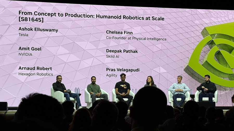 テスラ・Agility・PIなど、ヒューマノイド開発企業が集結、AI設計思想を議論　GTC2026レポート