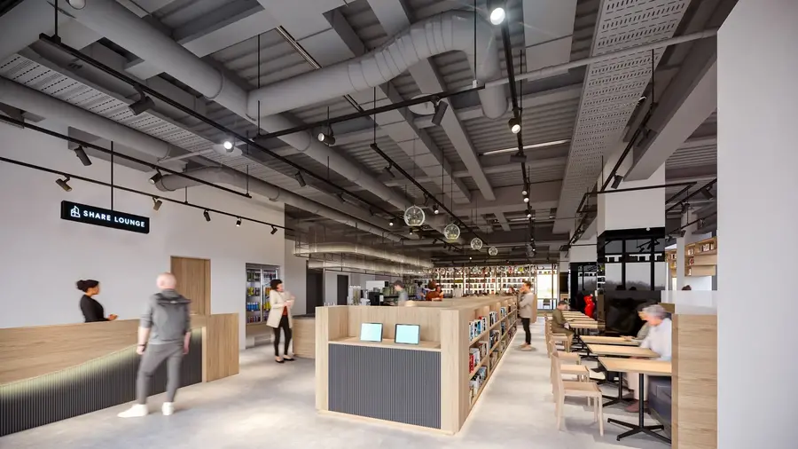 家族型ロボット『LOVOT 』がコワーキングスペース「SHARE LOUNGE」で癒しを提供