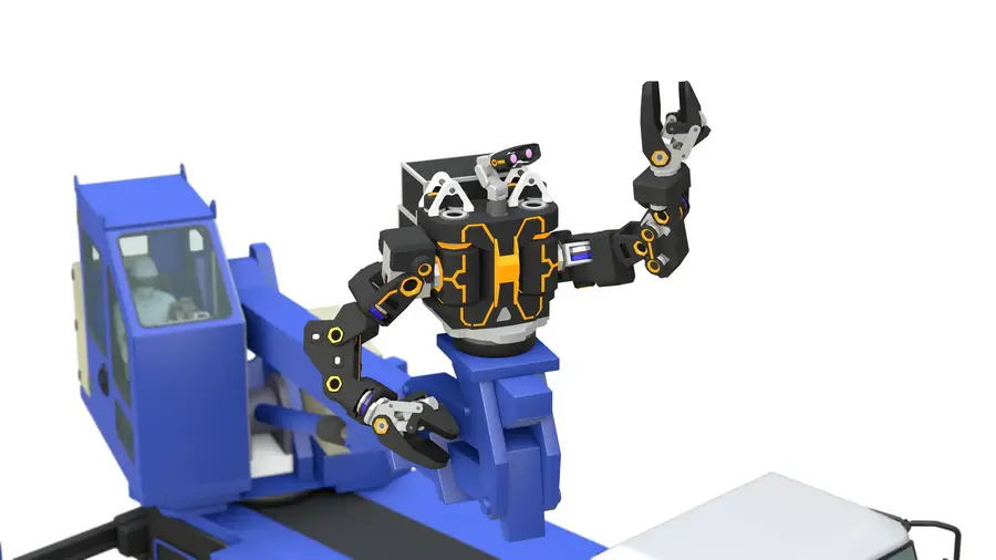 人型重機やバイラテラルアームをJapan IT Weekで展示予定、人機一体とアドバンテックが協業