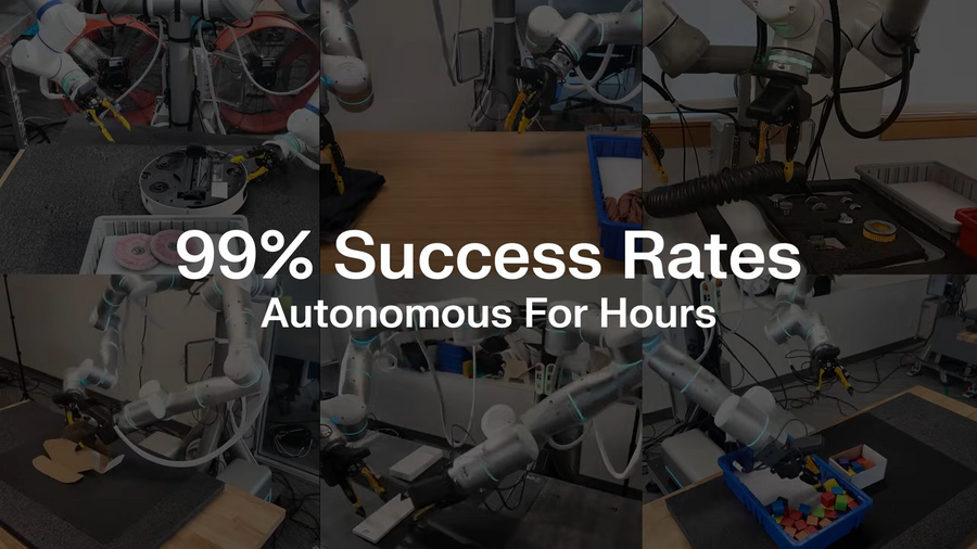 ロボットの学習を広げるAIモデルGeneralist「GEN-1」でタスク成功率99%達成