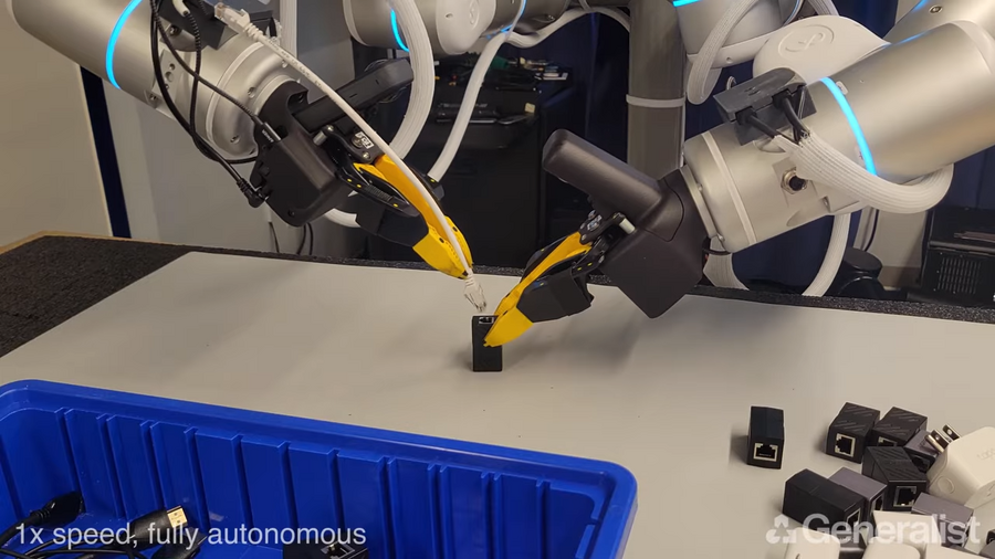ロボットの学習を広げるAIモデルGeneralist「GEN-1」でタスク成功率99%達成