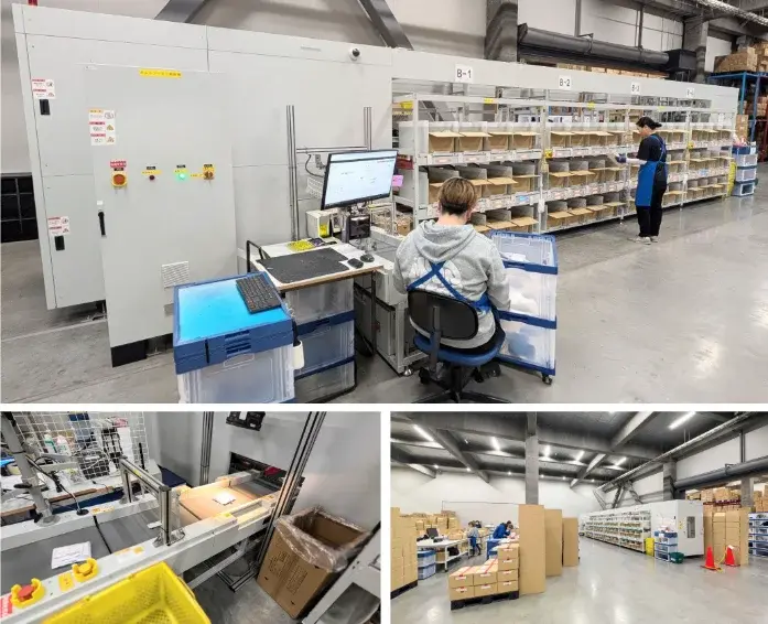 100均向け日用雑貨の出荷作業効率42％向上 Gaussy仕分けロボット「オムニソーター」をニューウェイに導入