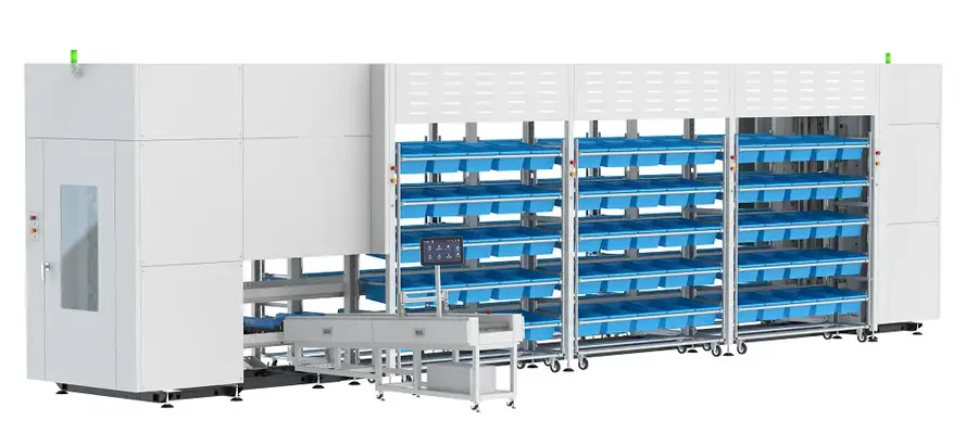 100均向け日用雑貨の出荷作業効率42％向上 Gaussy仕分けロボット「オムニソーター」をニューウェイに導入